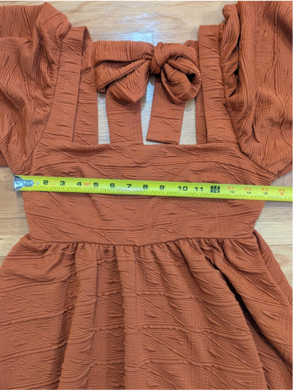 Free People Violet Mini Dress Cinnamon Orange Size Small - Picture 7 of 15